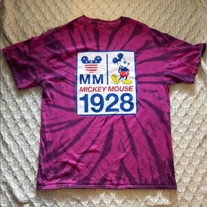Mickey Mouse 1928 Tie-Dye T-Shirt size L
